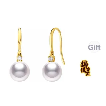 Luxury Beads Pearl Earrings Women's