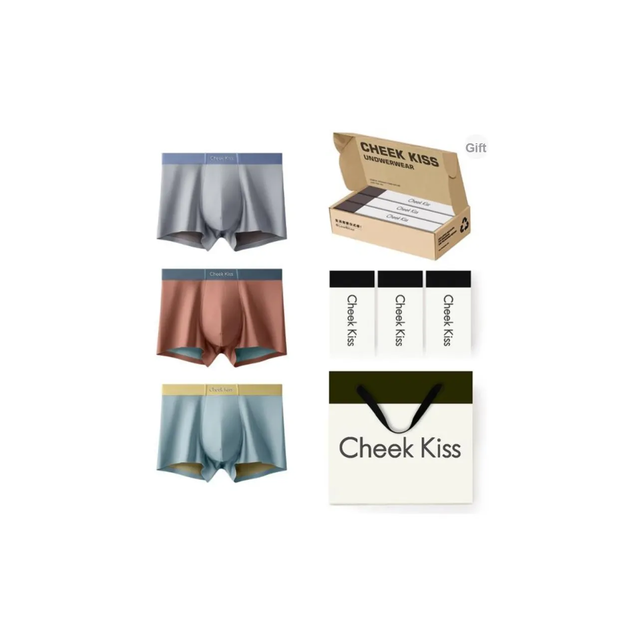 Cheekkiss Underwear Gift Box Men's 3 Pack