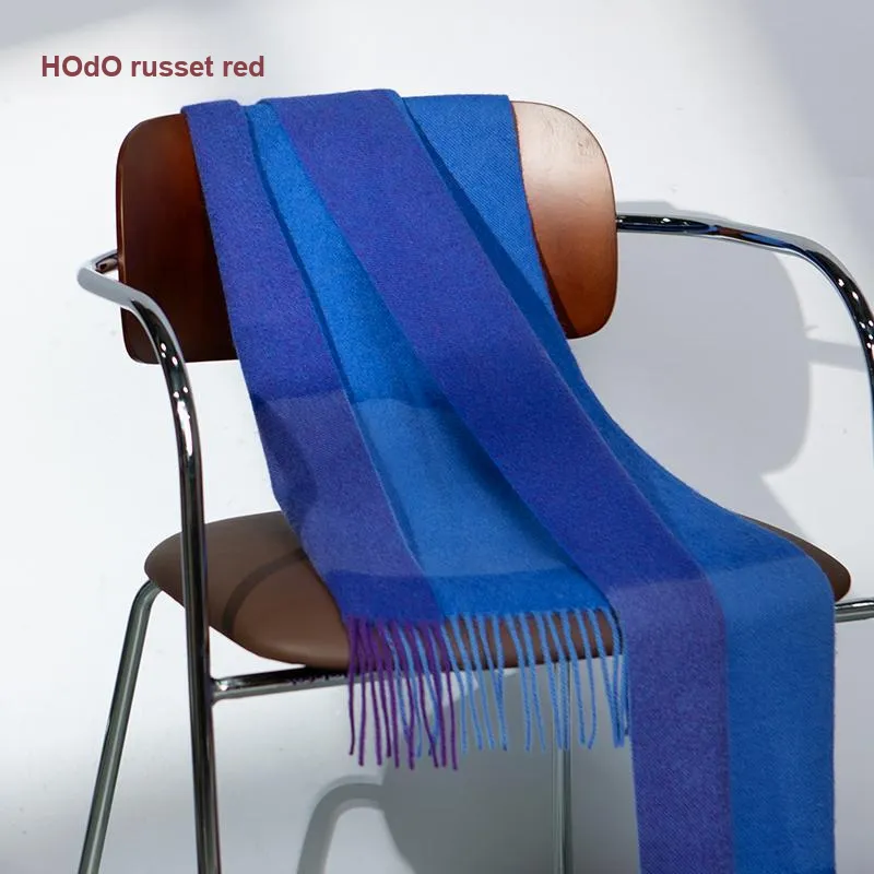 Red Bean 100% Wool Knit Scarves Women's-19