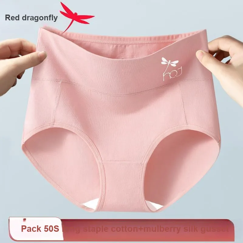 RED DRAGONFLY Cotton Panties Women's 4 Piece Gift Box Sets-4