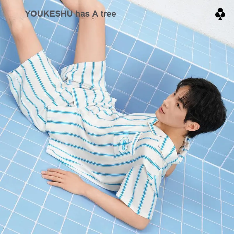 YOUKESHU Pajama Set Men's Shopping Bag-9