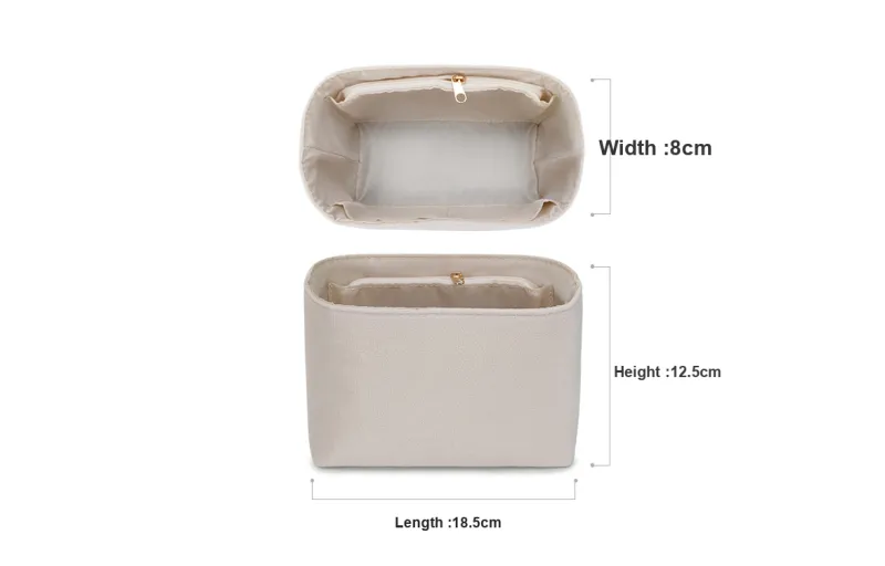 GUYI Microfiber Material Bag Accessory Bag Insert Women's Brown-13