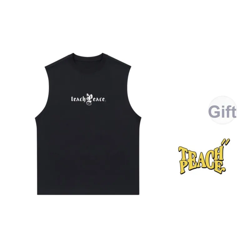 Teach Peace Tank Tops Unisex-0