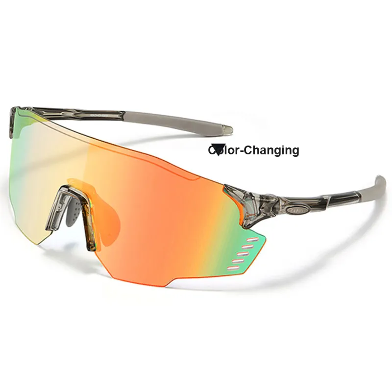 CAPONI TR90 Rectangular Sunglasses Unisex Gray-5