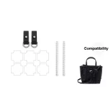 Black[1 Pair Abrasion-Resistant Buckle+Metal Protective Film+Metal Protective Ring]