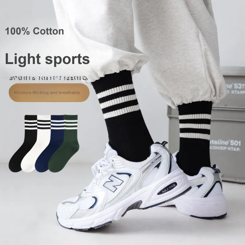 XXLLG Mid Calf Socks Unisex 3 Pack-2