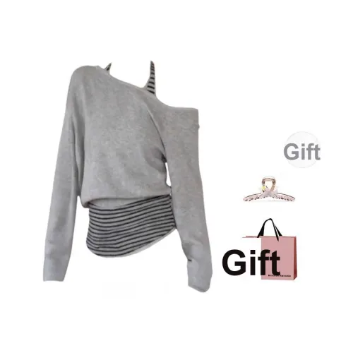 BAIDAIFEI Т-рубашка с оборванными плечами женская