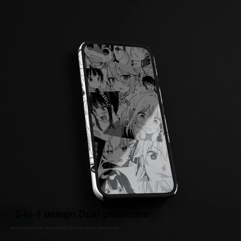 Keshami PC Material Fully Enclosed Impact Resistant Matte Comic Girlish Phone Cases Compatibility  Xiaomi 15 Pro/14 Pro-8