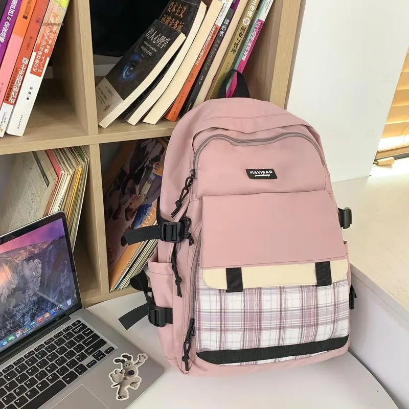 Yalu Nylon Backpack Regular Unisex Multicolor-4