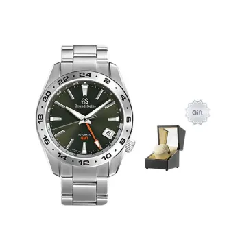 GRAND SEIKO Mechanical Movement Stainless Steel Strap Watch Men's Watches Green Dial
