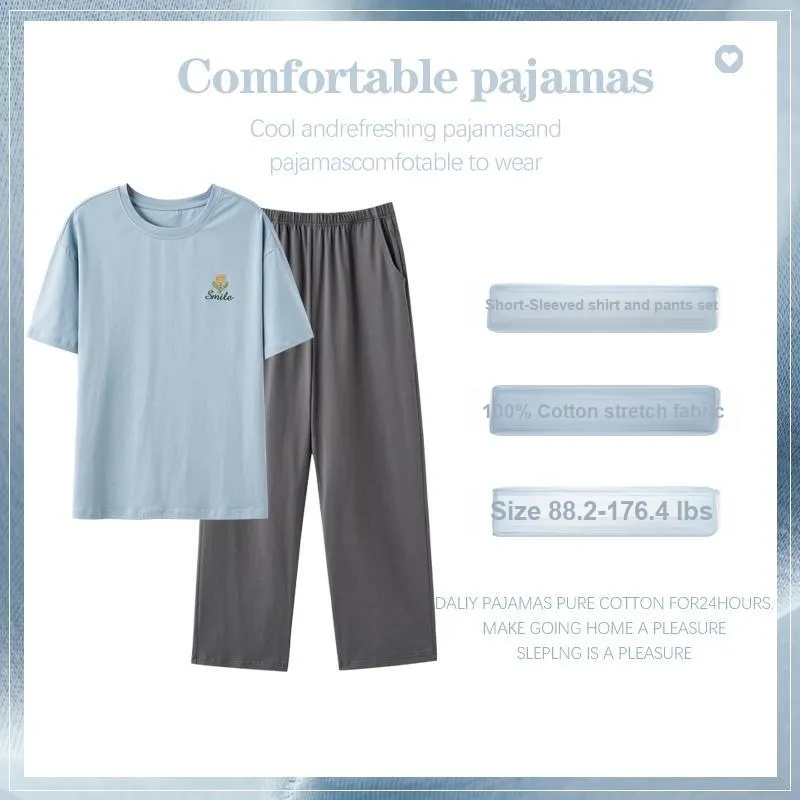 GOSO Pajama Set Women's Sky Blue-1