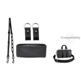 [Set of 3]Black Shoulder Strap+Wear-Resistant+Liner