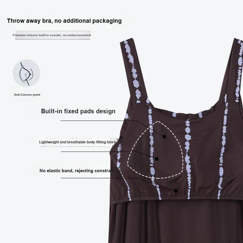 XIA.WA.ZHI.XIU Nightgown Women's Black-3