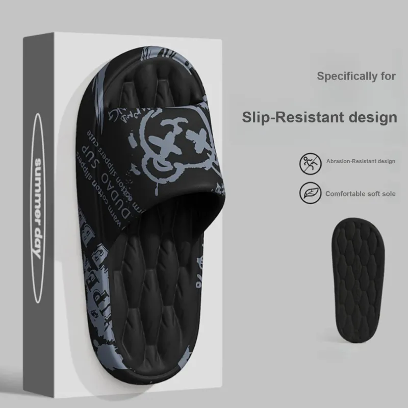 Gentle Welcome Squashy And Bouncy Feeling Slippers, Home Indoor Bathroom Slip Resistant Platform Summer Slippers-21