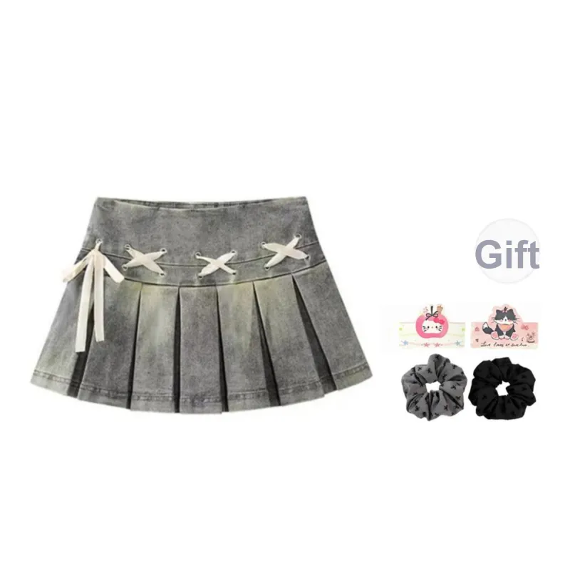 YAUH Denim Short Skirts Women's-5