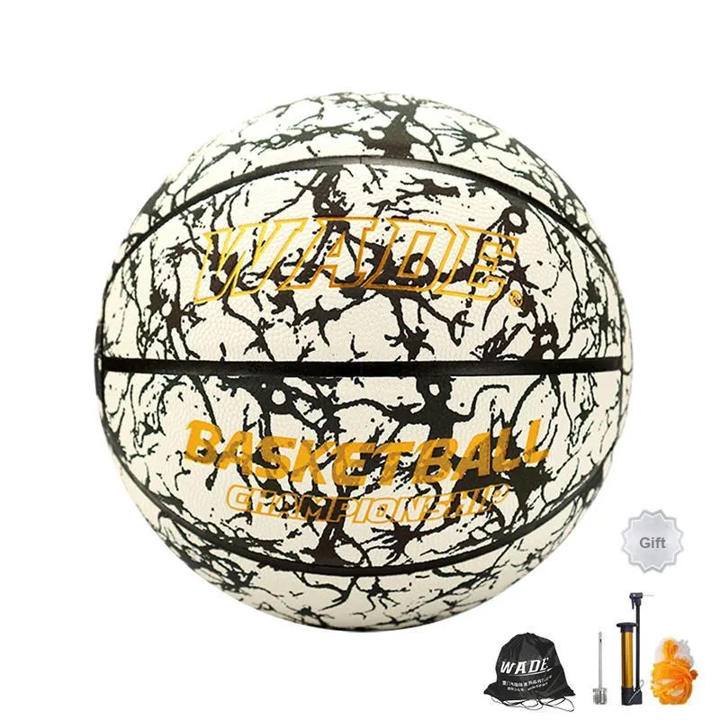 WADE PU Basketball Yellow Black Size 7 Training-0