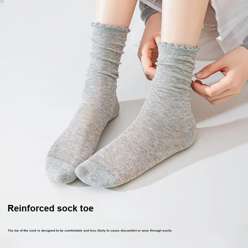 Montagut Mid Calf Socks Women's Shopping Bag Combo Set-52