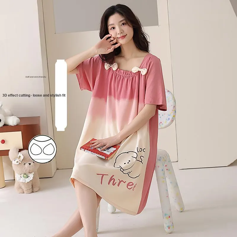 Pretty lady Women's Nightgowns-2
