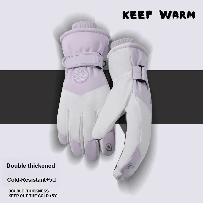 SINGLELADY Ski Gloves-3