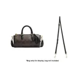 Black Crossbody Bag with Adjustable Strap 90-120cm
