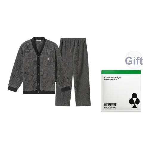 YOUKESHU Мужские пижамные комплекты