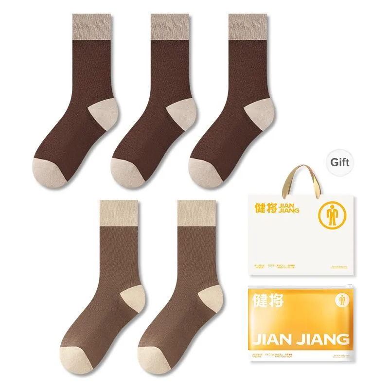 Master Mid Calf Socks Women's Shopping Bag 5 Pack-25