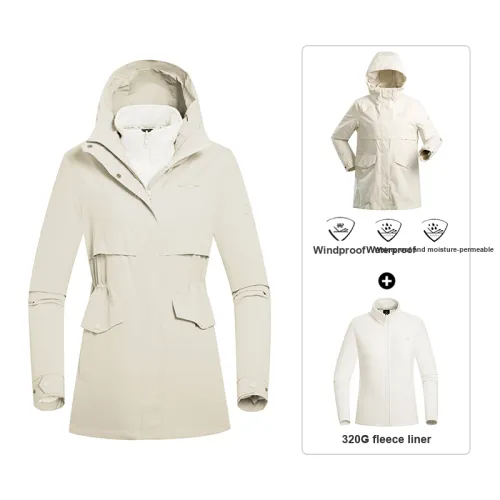 NORTHLAND PROFESSIONAL Waterproof, Breathable, Windproof, And Water Repellent Windbreaker Jacket Women's