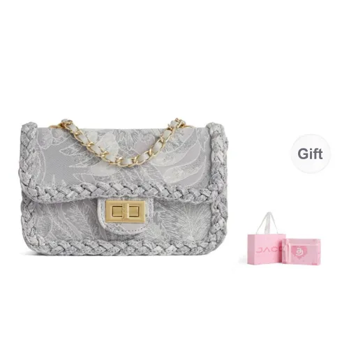 JACD Woolen Shoulder Bag Medium Size Women's Multicolor