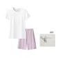 [Gift Box Set]White+Sea Mist Dusty Purple
