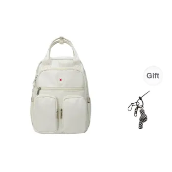 KAMLUI Oxford Backpacks Backpack Unisex White/Black/Purple/Yellow/Sky Blue/Lake Blue