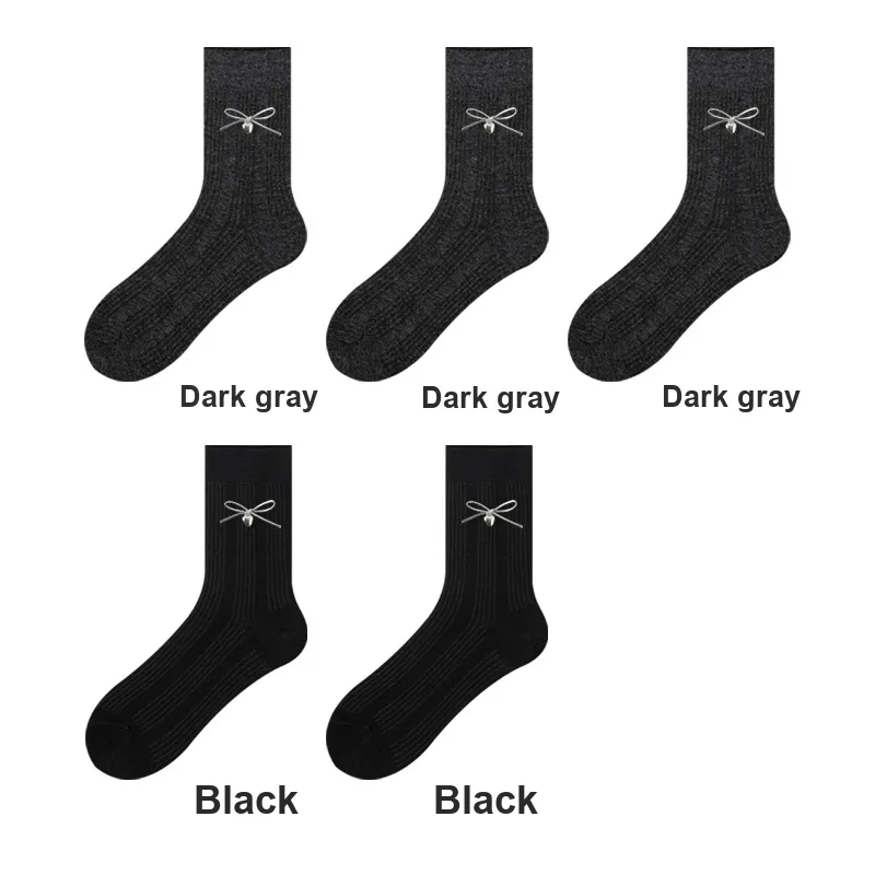 H YXIANG Mid Calf Socks Women's Combo Set-27