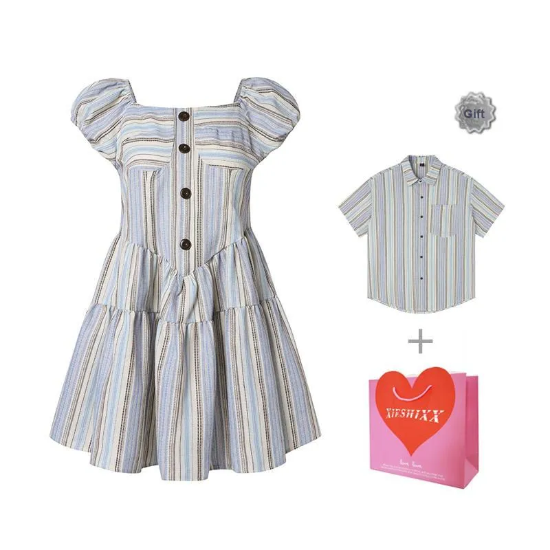 XIESHIXX Short Sleeved Dress Women's Gray