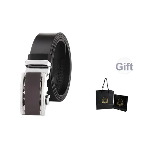 MH Ремни из натуральной коровьей кожи мужские 3,0 см