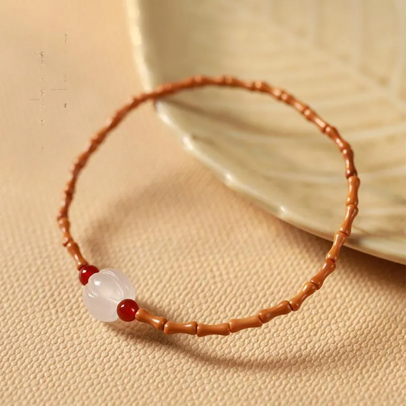 HANCANG Olive Pit Bracelets Women's-2