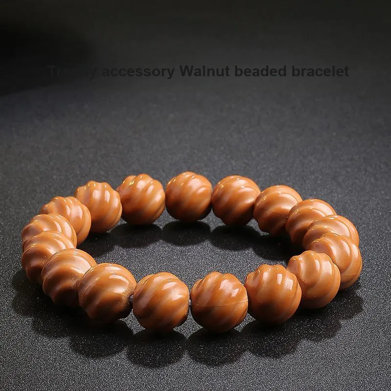 MUSHENGYUAN Monkey Head Walnut Bracelets Unisex-4