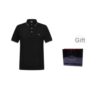 GOOD LUCK GLADIUS Short Sleeved Polo Shirt Men's Ink Black