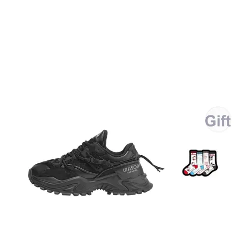 Masongarments Акулий зуб Размер 1 визуально увеличивает рост устойчивый к истиранию низ топ кроссовки с толстой подошвой унисекс Луна чернильно-черный