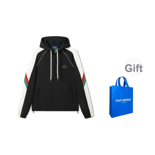 G G AVENUE Черный Унисекс Куртки