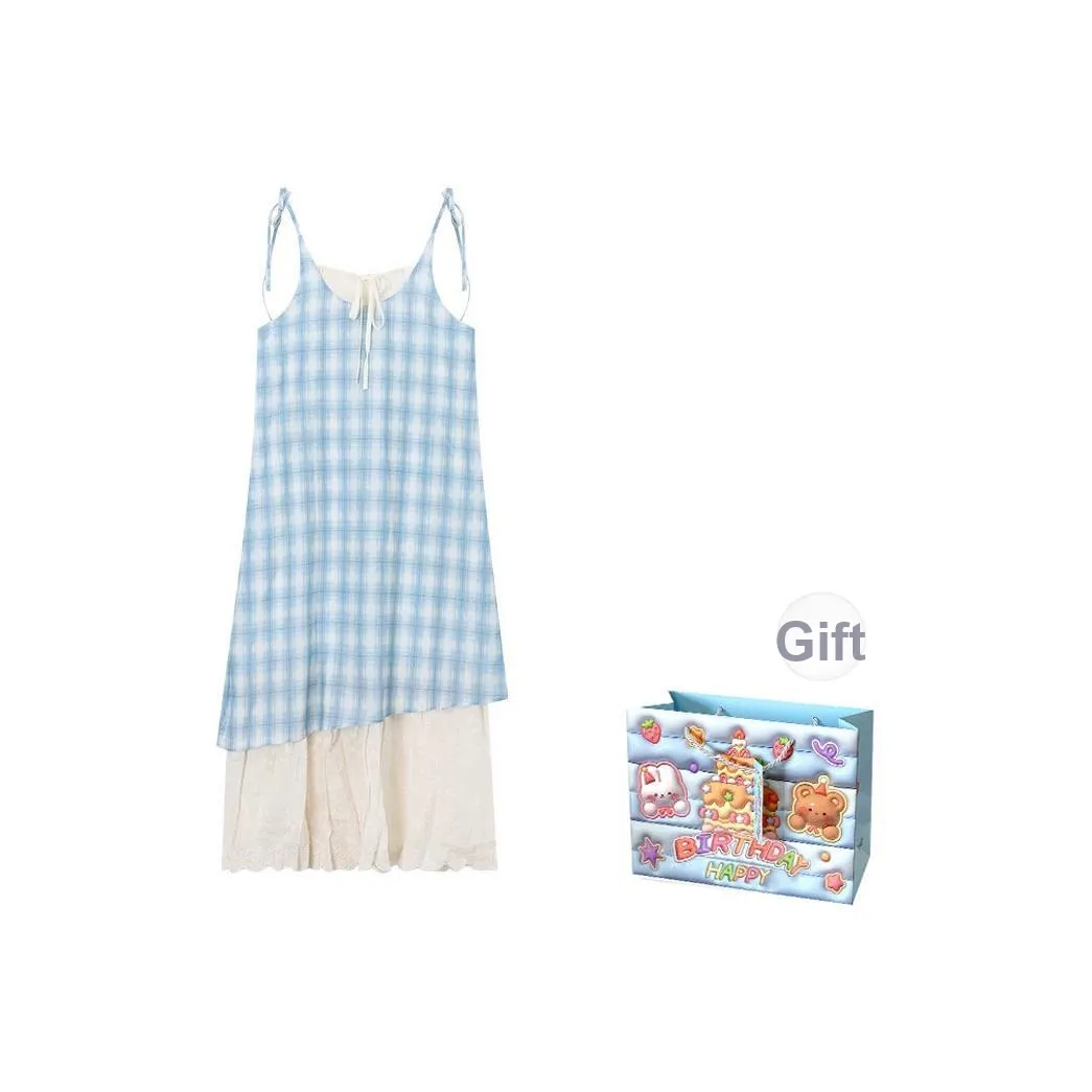 REMOULD Slip Dresses Women's Blue Shopping Bag