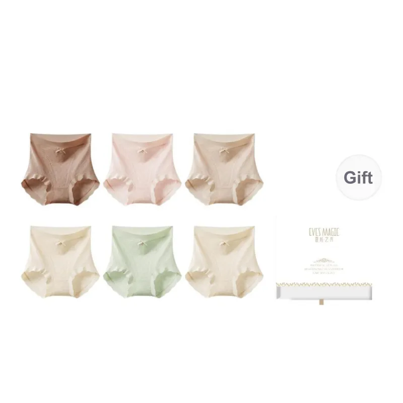 XIA.WA.ZHI.XIU Underpants Women's Shopping Bag 6 Pack-15