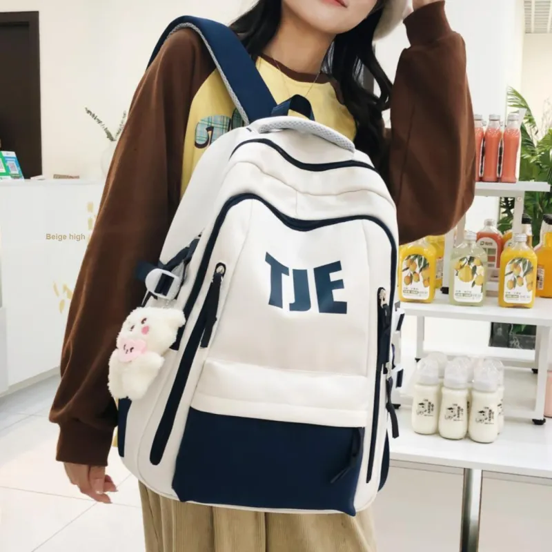 SWIMADE Nylon Backpack Unisex Black/Red/Khaki/Green/Blue-13