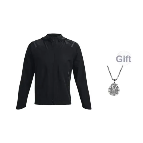 Under Armour UA Sun Protection Series Куртки и пальто Мужской Черный с ожерельем