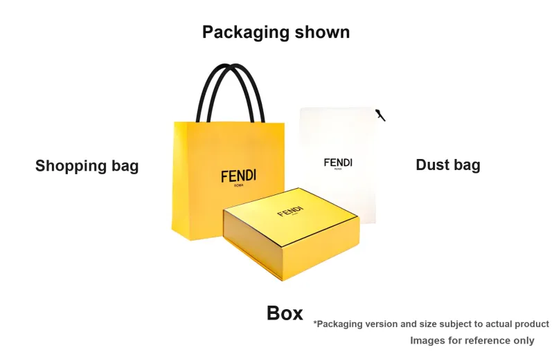 FENDI FF Canvas With Leather Wallet Men's Blue-4