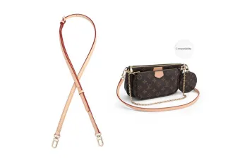 Lan Bao Fan Flannelette Liner Bag Puff Bag Medium Bag Mahjong Bag Merch Bag Strap Shoulder Strap Women's Brown