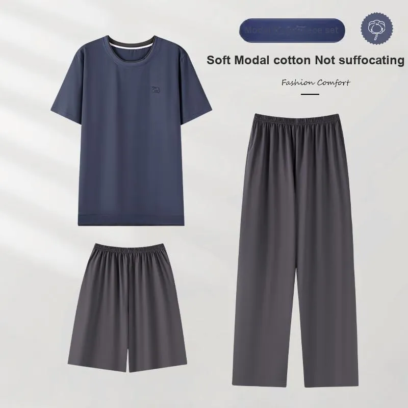 William Pajama Set Men's Image Color-1