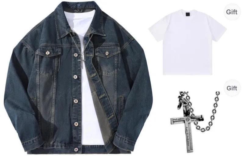 Lost N Forbidden X A.X.S.K Denim Jackets Unisex-24