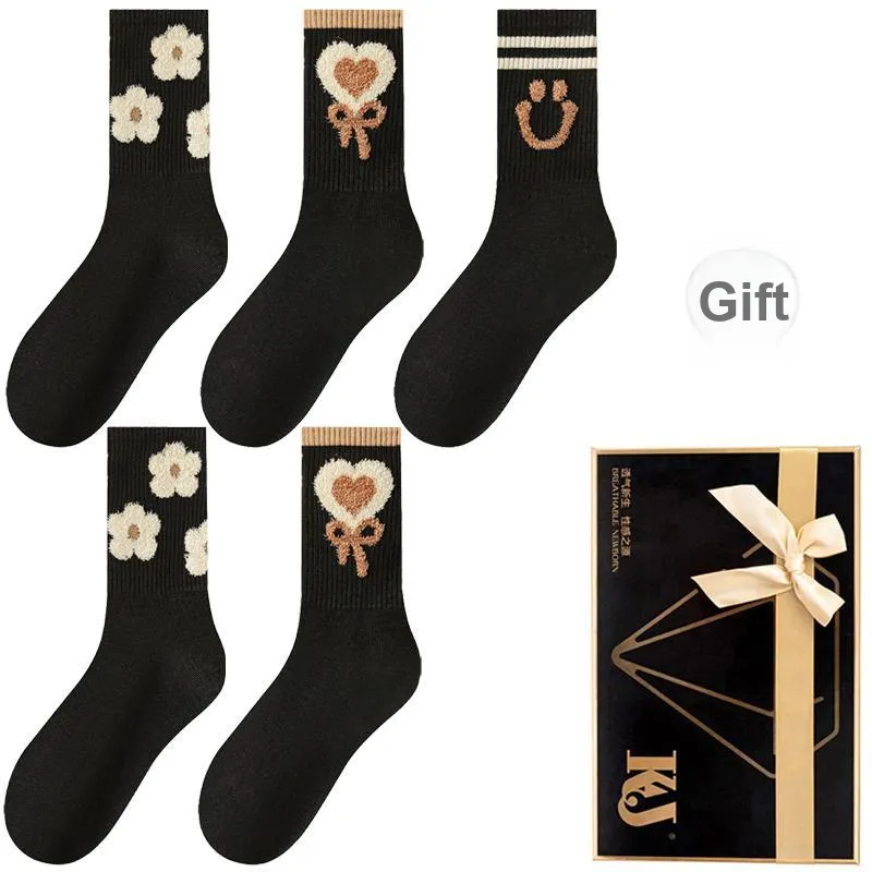 KJ Mid Calf Socks Unisex Gift Box Set-28