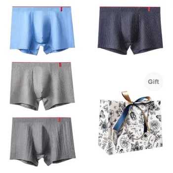 Lanza Underpants Men's Box+Shopping Bag Combo Set