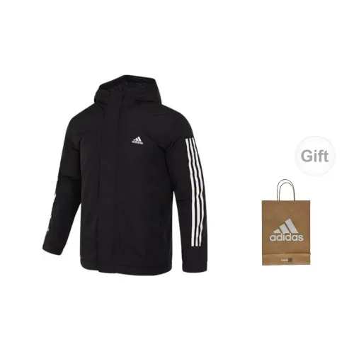 Adidas Jackets Men Black Coats+Gift Bag