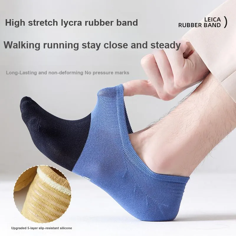 MIIOW No Show Socks Men's 5 Pack-3